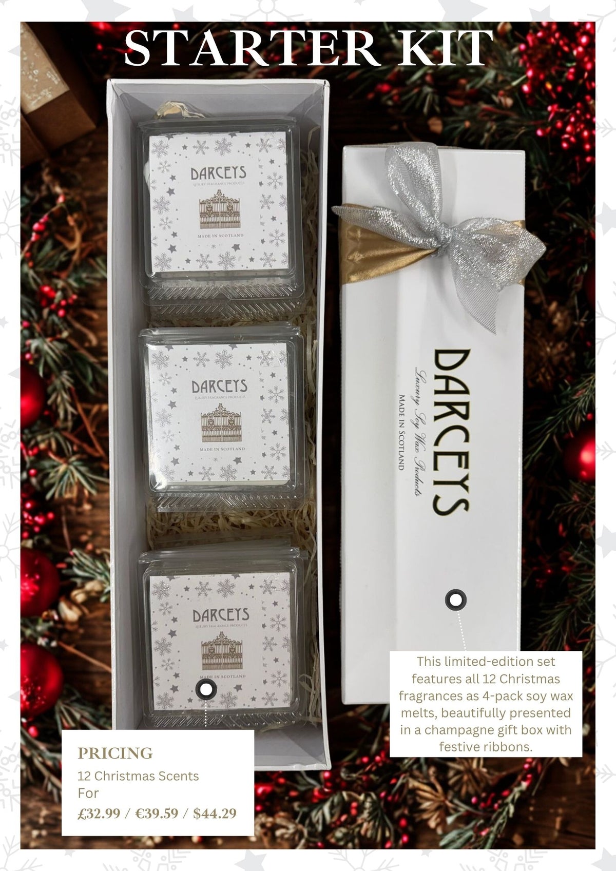 Darceys Christmas Starter Pack - 12 Scents of Christmas
