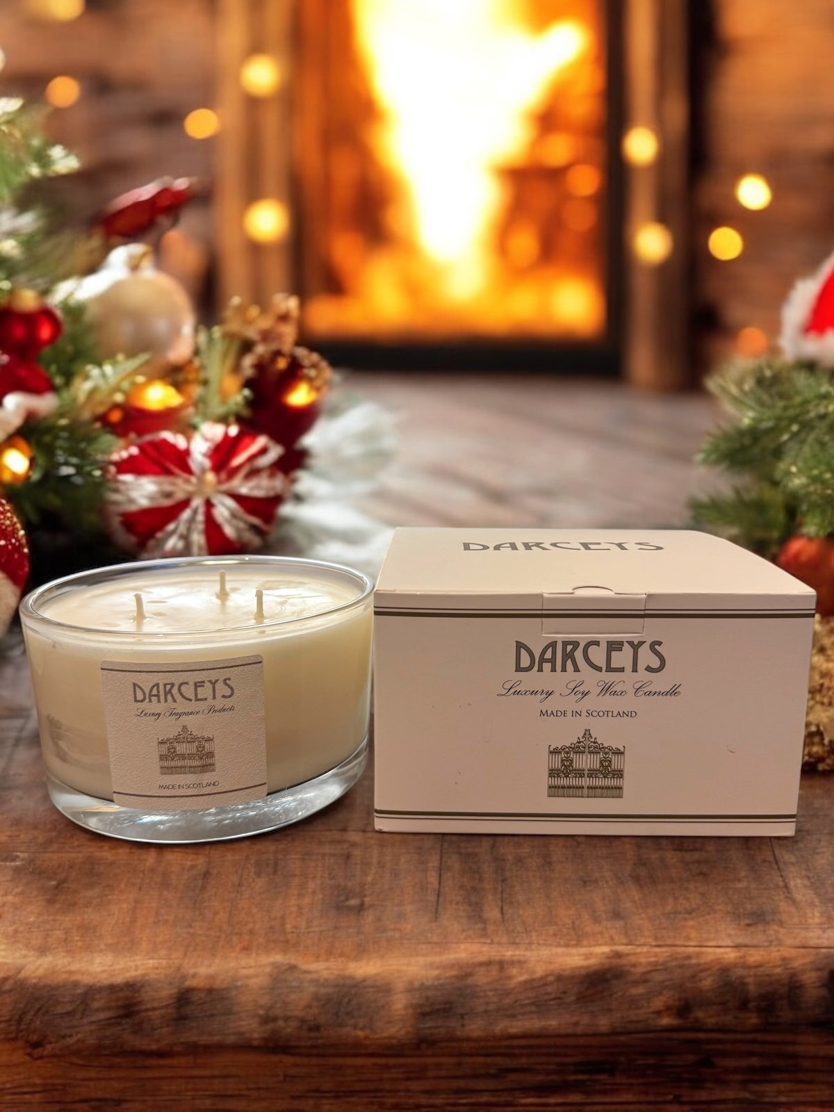 Christmas Triple Wick Candles