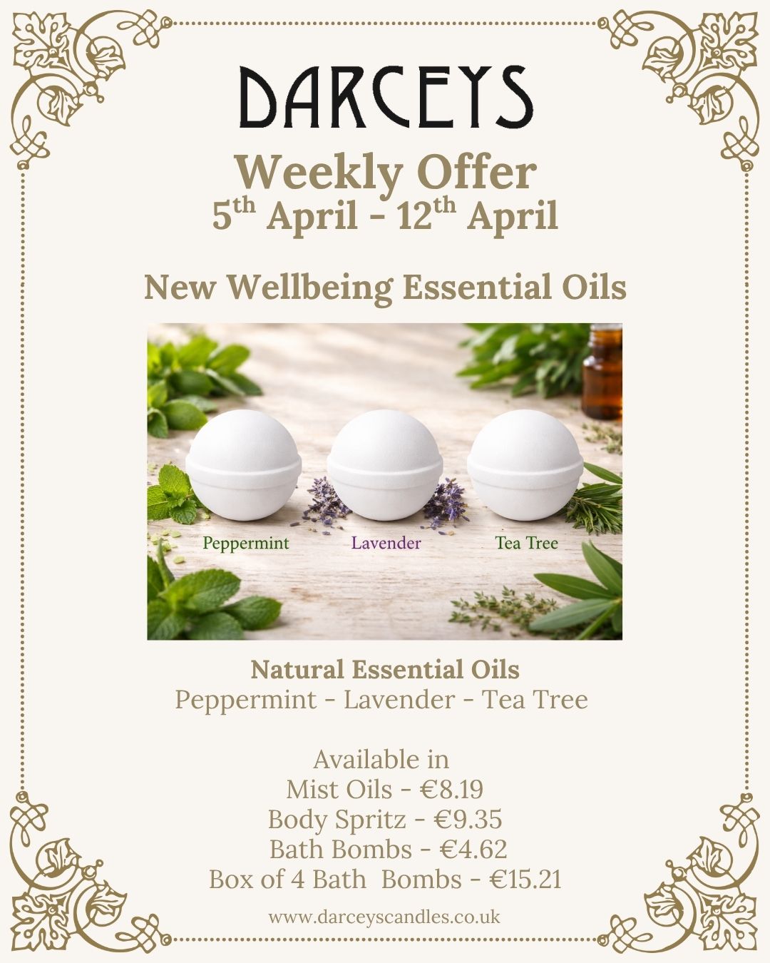 Weekly Offer - Essential Oils - Body Spritz