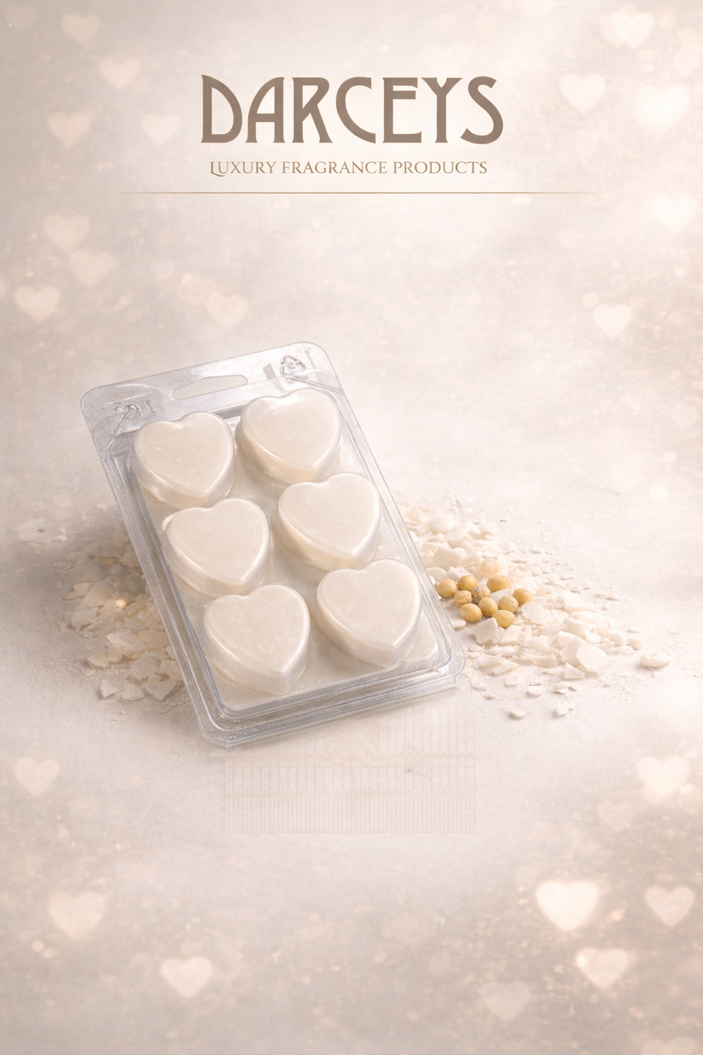 Rapid Sale - Heart Wax Clamshells