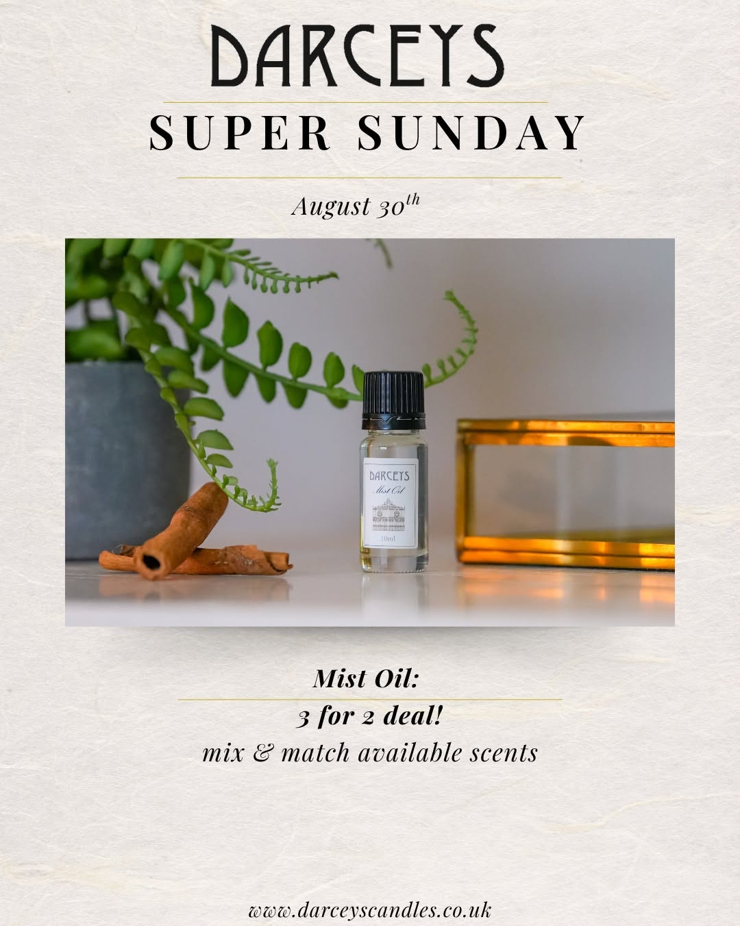 Super Sunday - Mist Oils 3 for 2!
