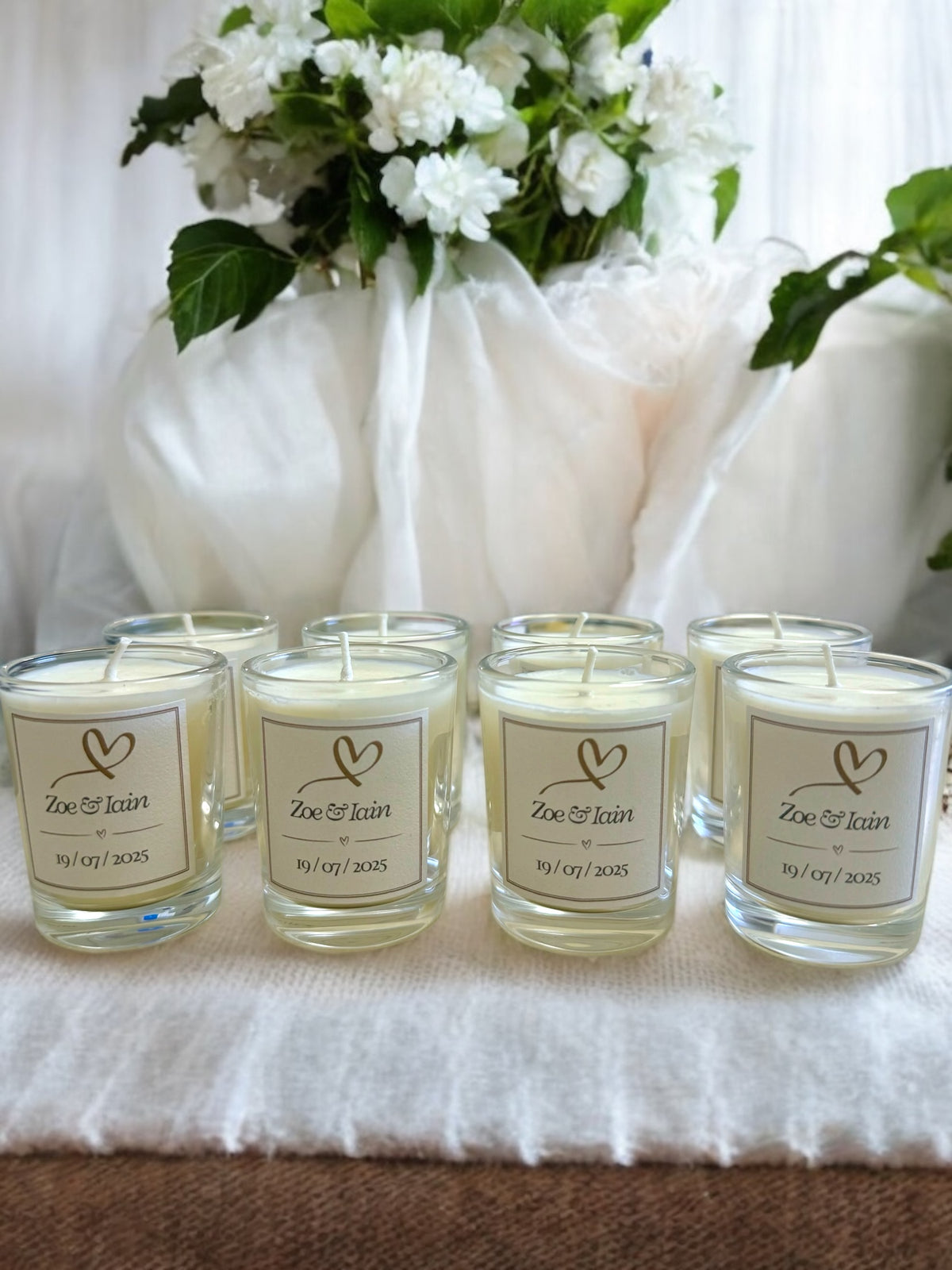 Wedding Favour Candles