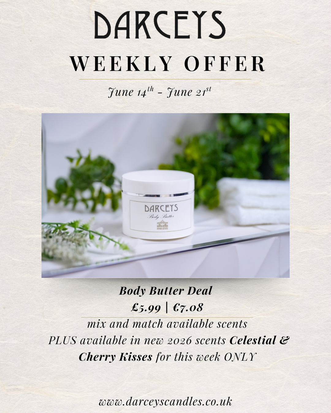 Weekly Offer - Body Butters £5.99