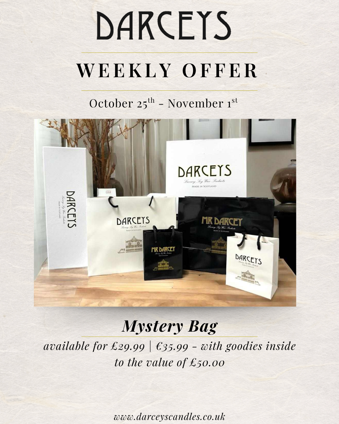 Weekly Offer - Mystery Bags £29.99