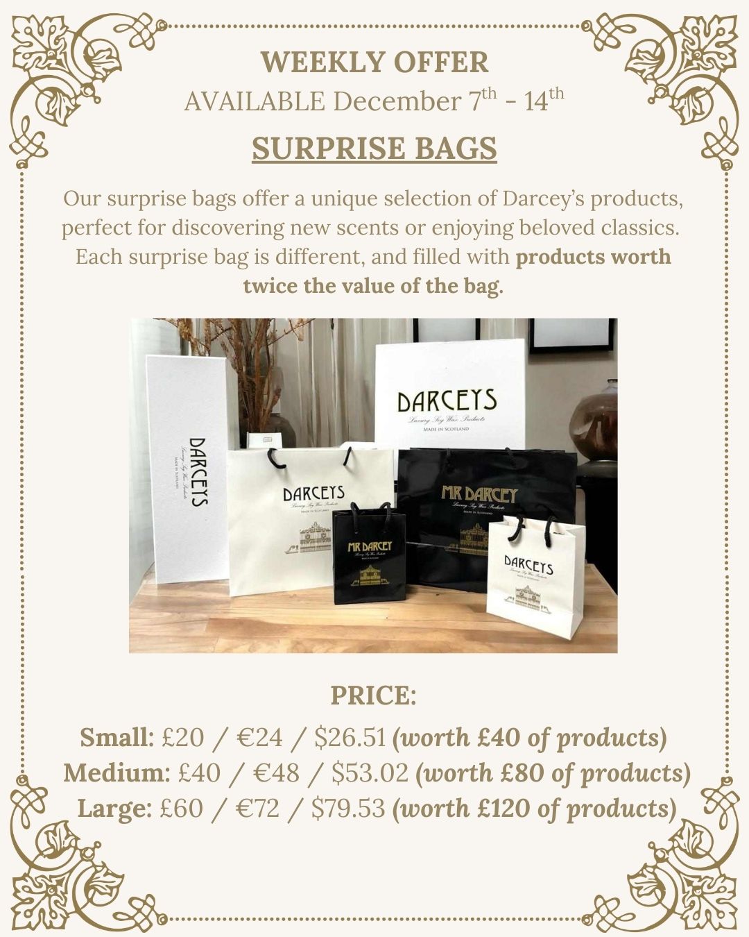 Weekly Offer - Suprise Bags £40