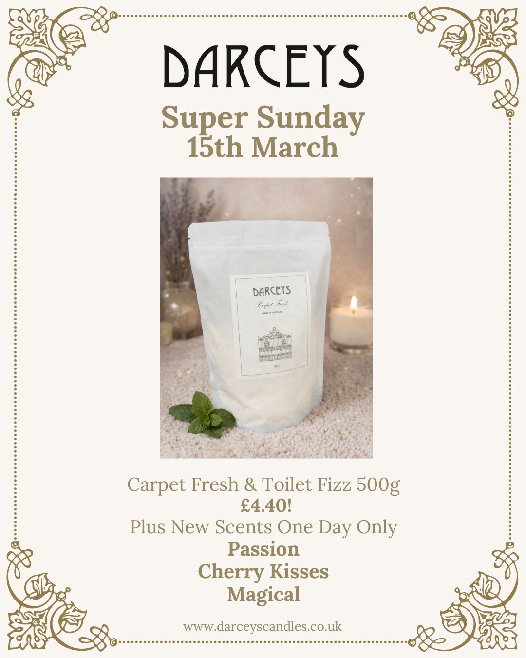 Super Sunday - Toilet Fizz £4.40 + LIMITED EDITION SCENTS