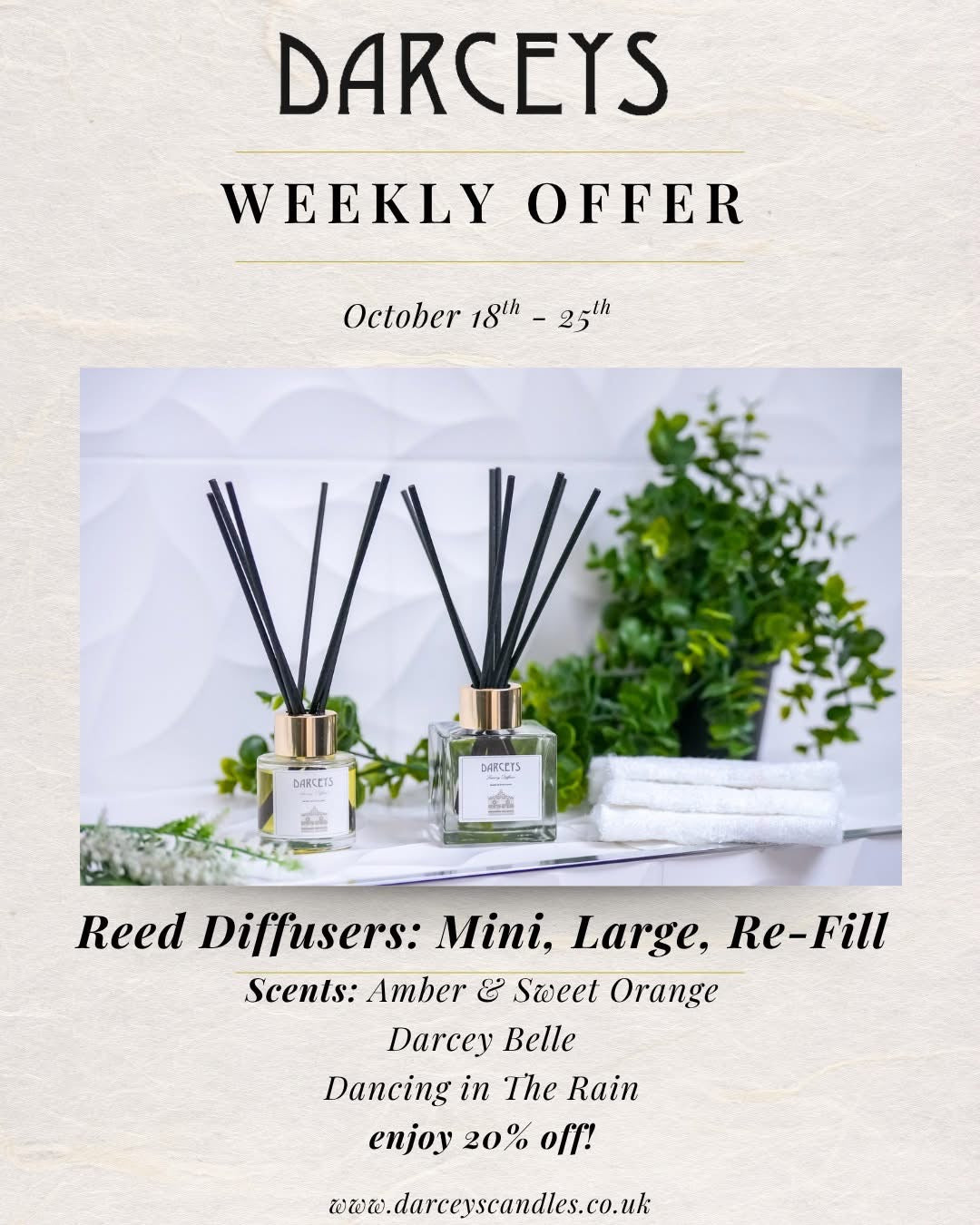 Weekly Offer - DiffuserRe-Fill 20% Off!